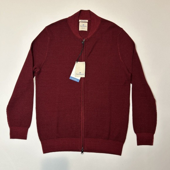 Paul Betenly Weekender Sweater Adult Extra Large XL Wine Red Full